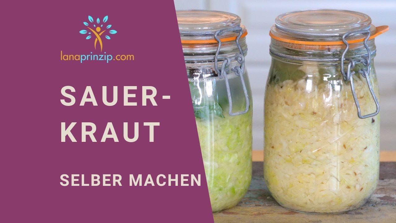 Sauerkraut Rezept - Ansatz in eigener Lake - Fermentieren für Anfänger
