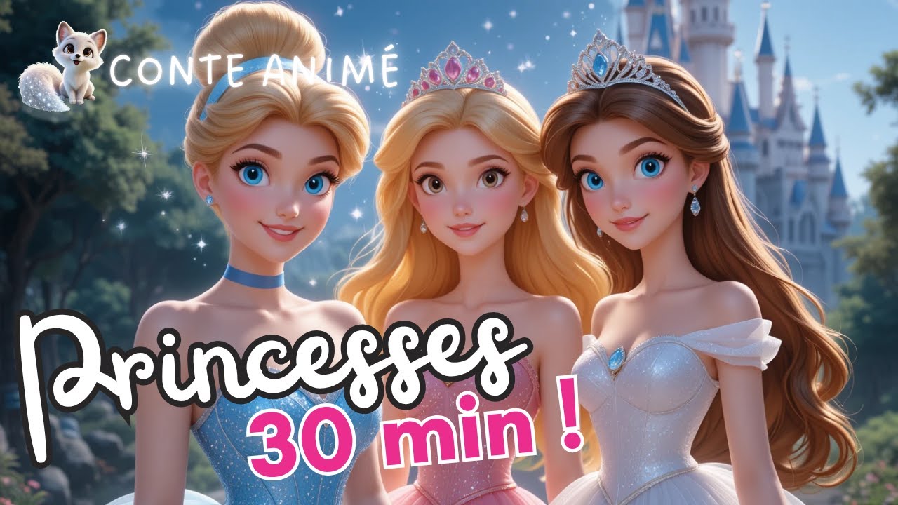 30 Min d’Histoires de Princesses Magiques 👸✨ | Cendrillon & autres… pour rêver et s'émerveiller 🎀✨