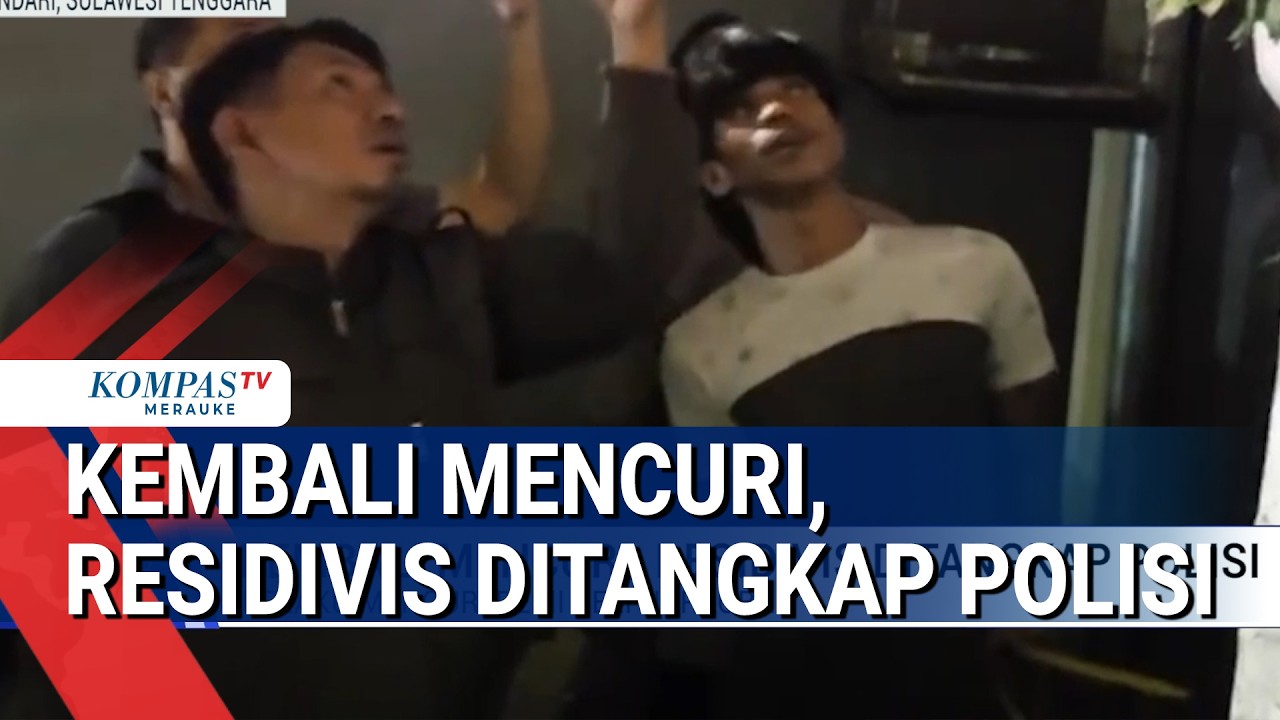 Kembali Mencuri, Residivis Ditangkap Polisi