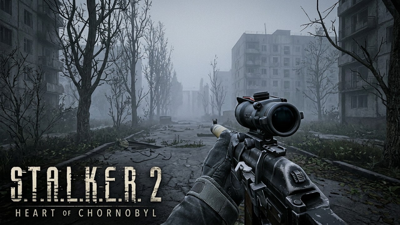 Exploring Foggy Streets of Pripyat - STALKER 2 Immersive Gameplay