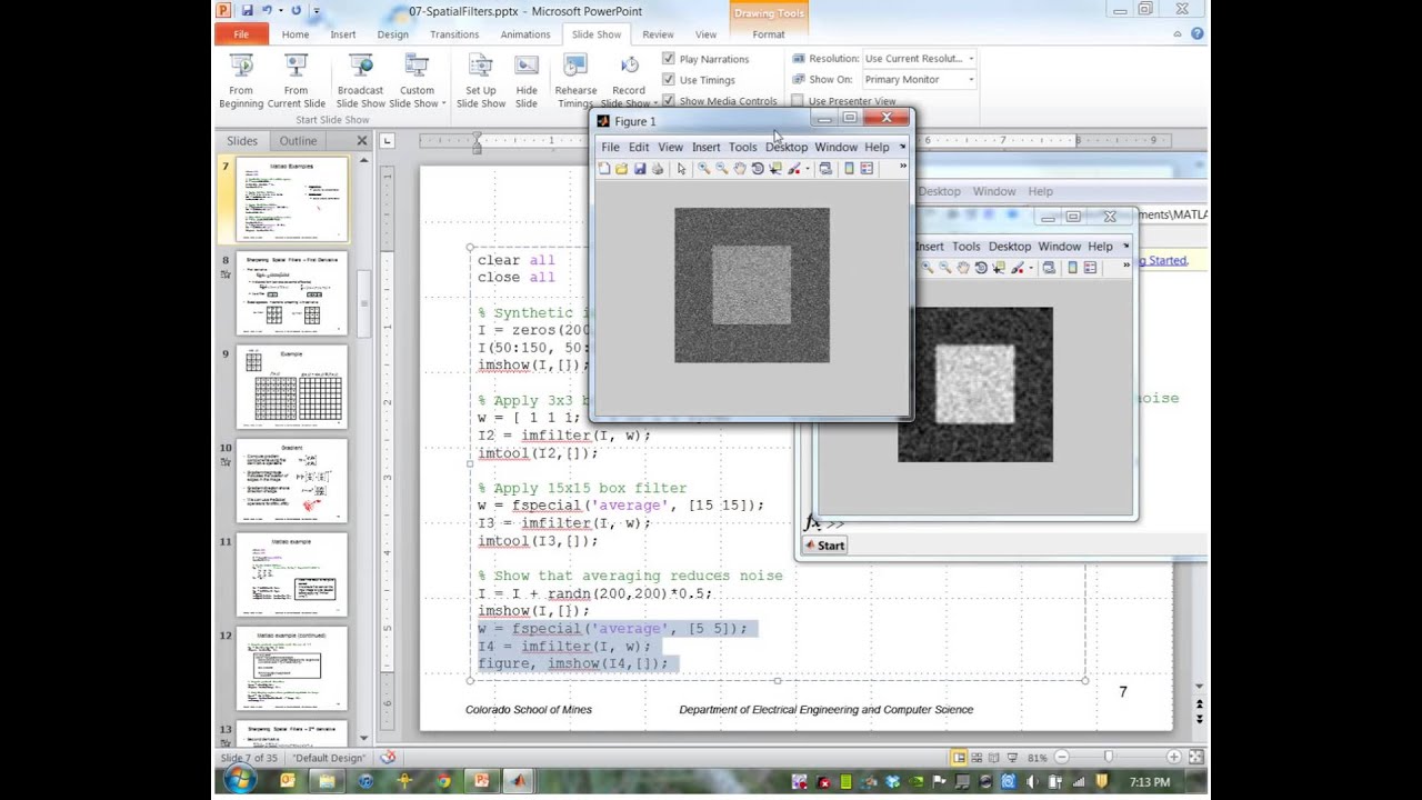 EENG 510 - Lecture 07-1 Spatial Filters