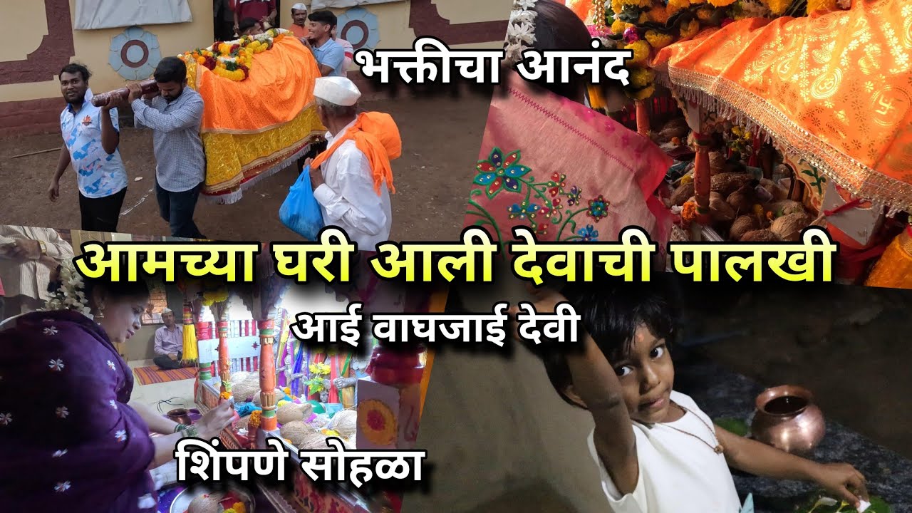आमच्या घरी आली देवाची पालखी 😍 शिमगा सोहळा, भक्तीचा आनंद ❤️ Konkan Shimga Holi | Village Palakhi Vlog