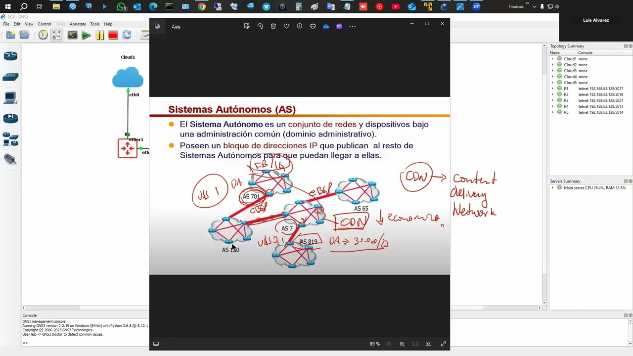 REDES DE DATOS CON MIKROTIK - CLASE 18: BGP/VRRP - MARZO 25 - 06.08.2025