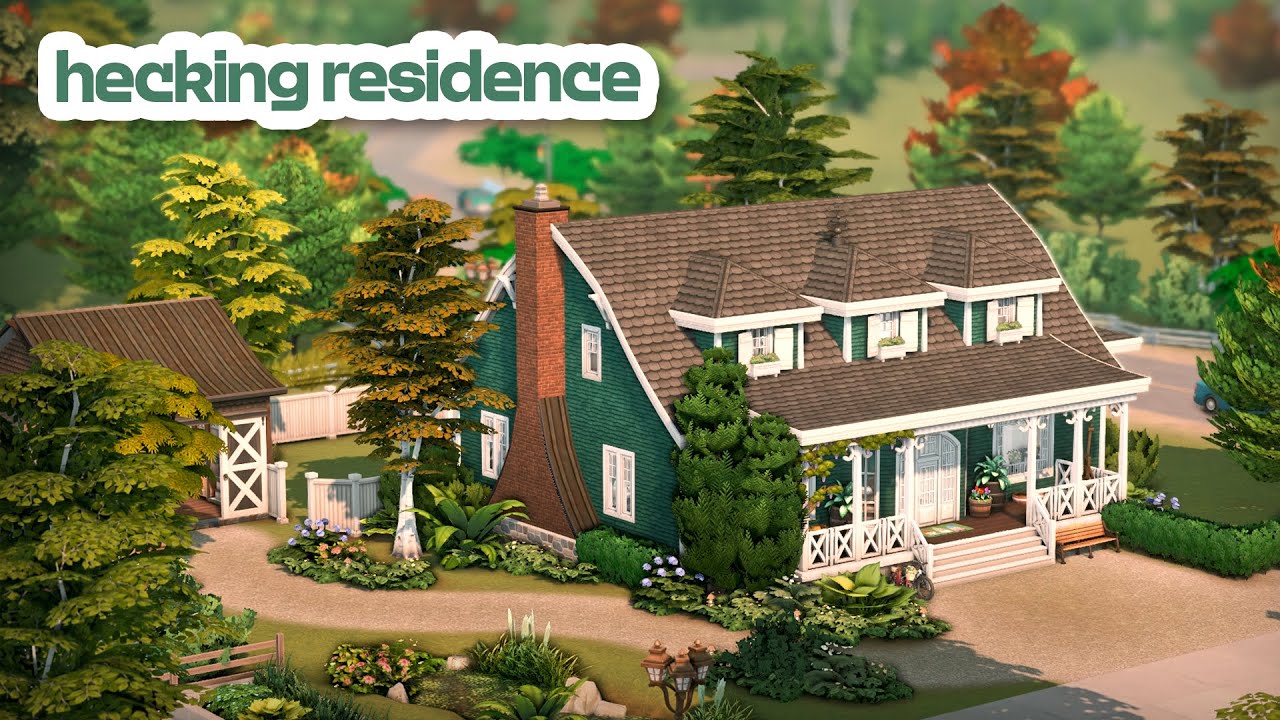 A New Home for the Heckings 🐕 | The Sims 4 Speed Build