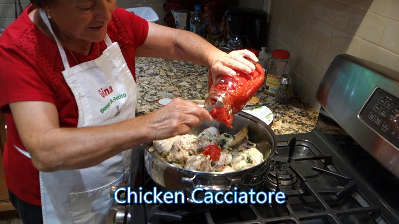 Italian Grandma Makes Chicken Cacciatore