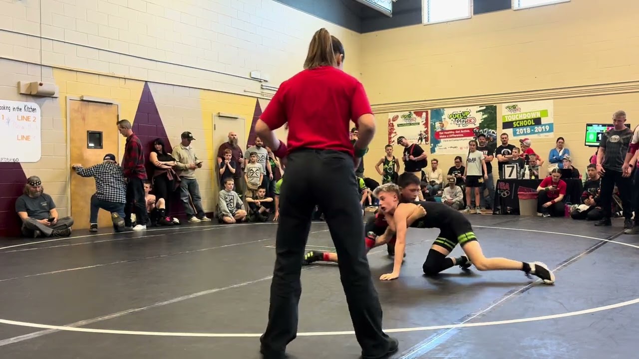 2026 Idaho folkstyle state championships. Owen’s third match (finals)