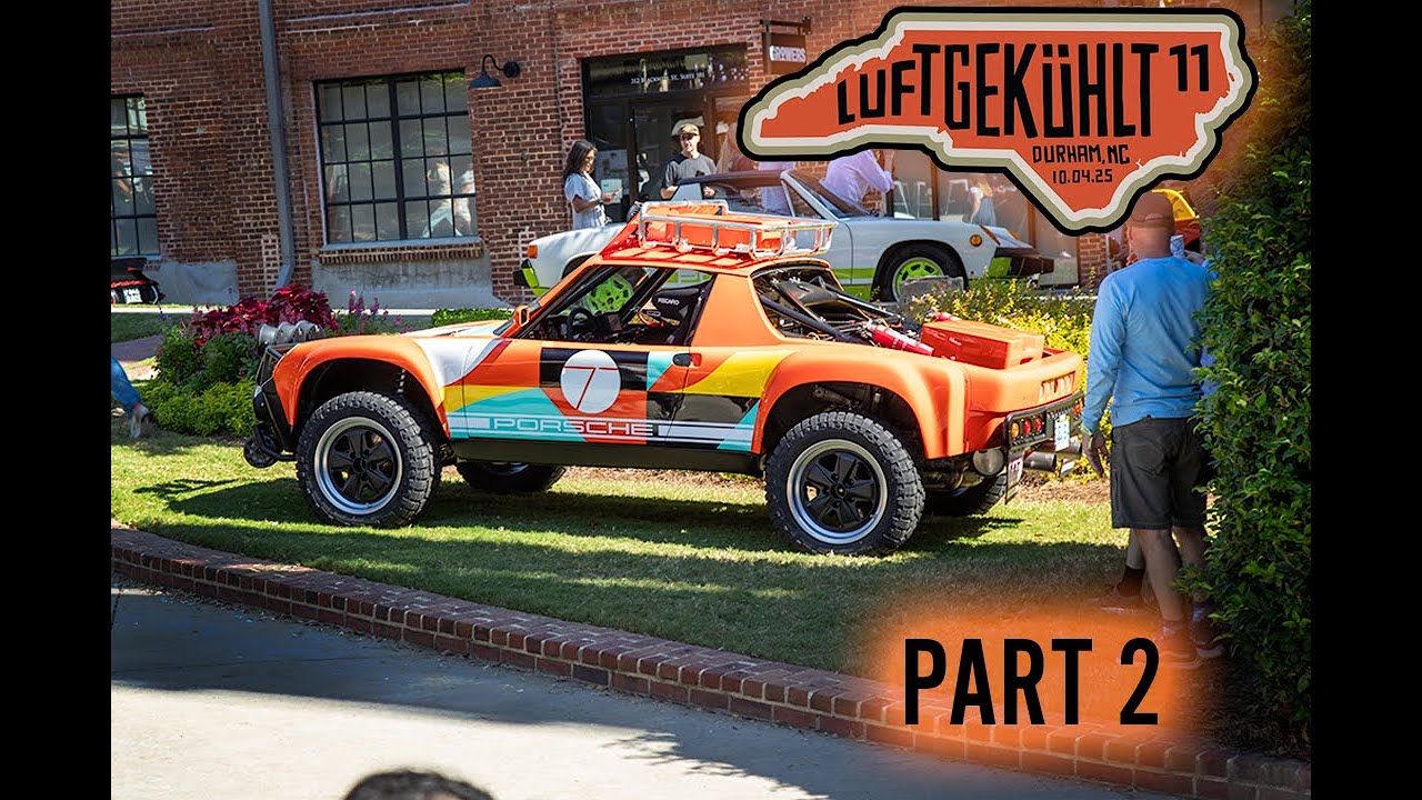 POV at Luftgekuhlt 2025 &mdash; Touring 400 Air-Cooled Porsches in Durham