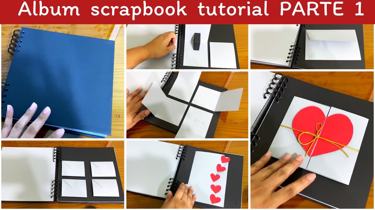 El MEJOR álbum de RECUERDOS | Álbum SCRAPBOOK tutorial PARTE 1