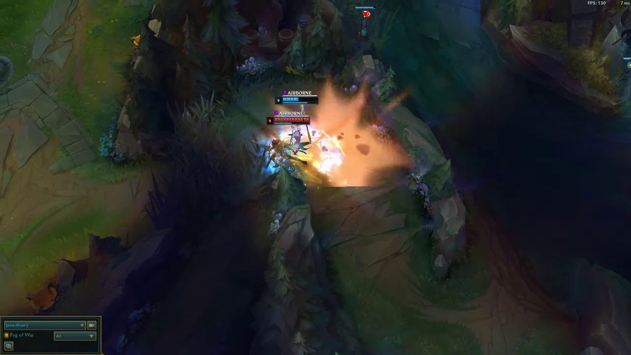 Janna outplays fiora (9000ap janna oneshots fiora and gets rank 1 global)