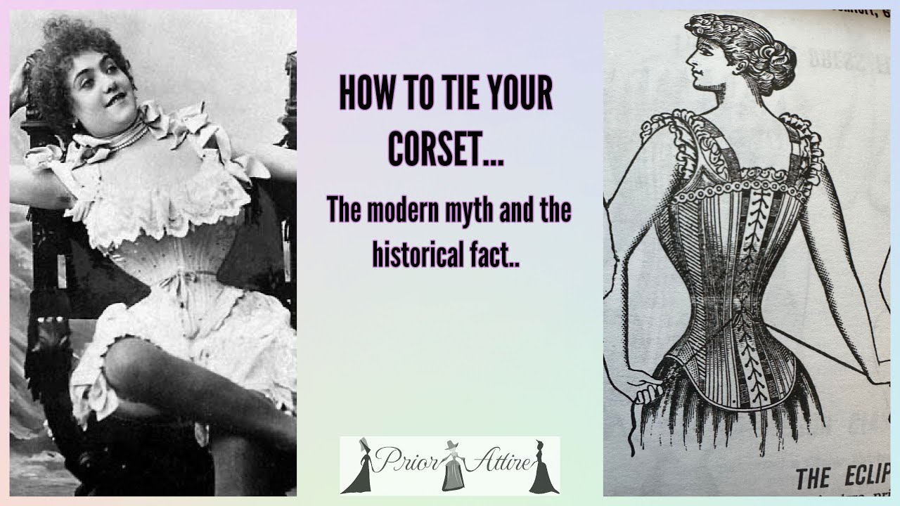 How to lace a corset -busting some myths!
