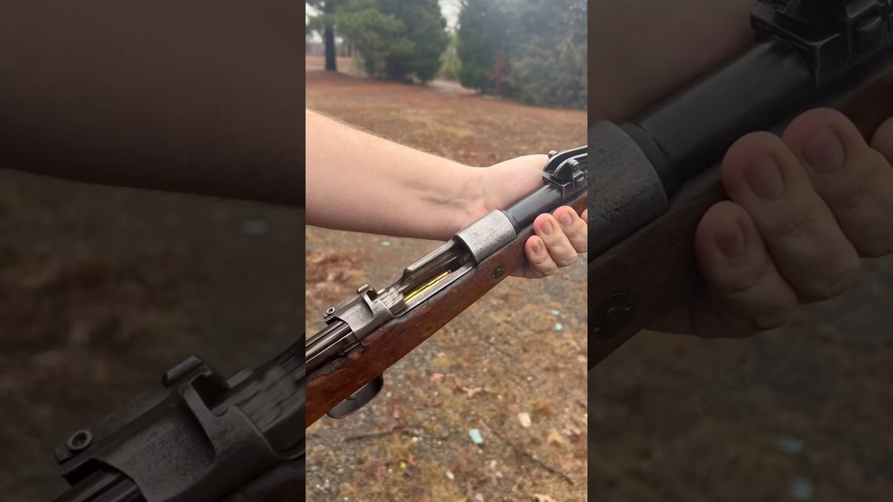 Shooting 1916 Gewehr 98: mauser