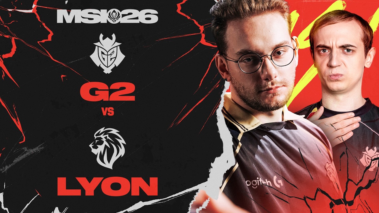🔴LYON vs G2 ESPORTS🔴MID-SEASON INVITATIONAL KNOCKOUT STAGE 2026🔴