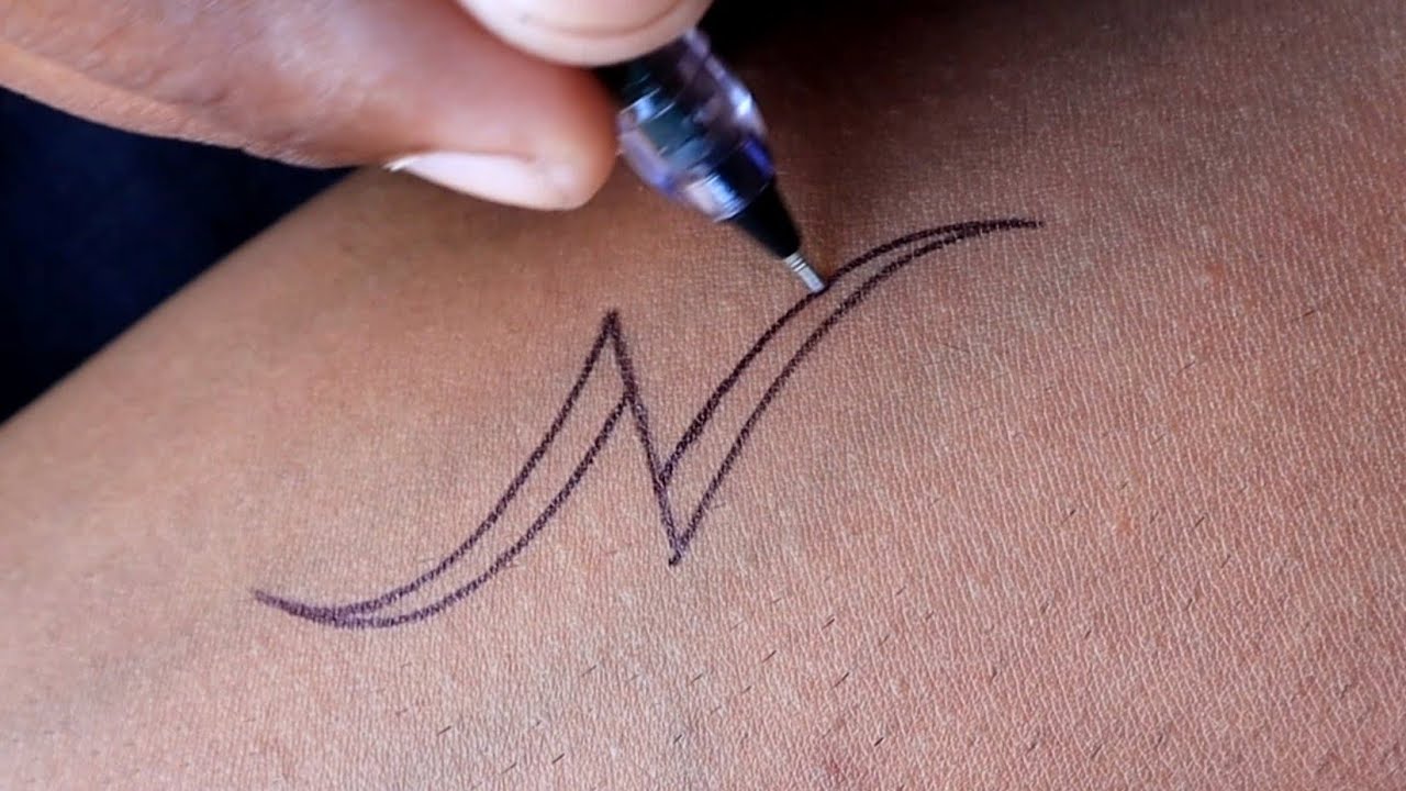 next level tribal tattoo idea make at home with pen || amazing tattoo design