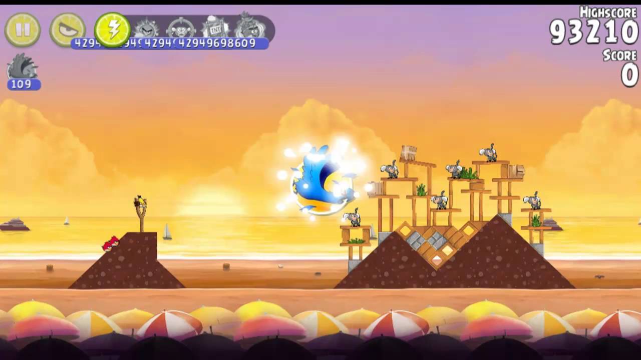 Angry Birds Rio Golden Beachball All levels