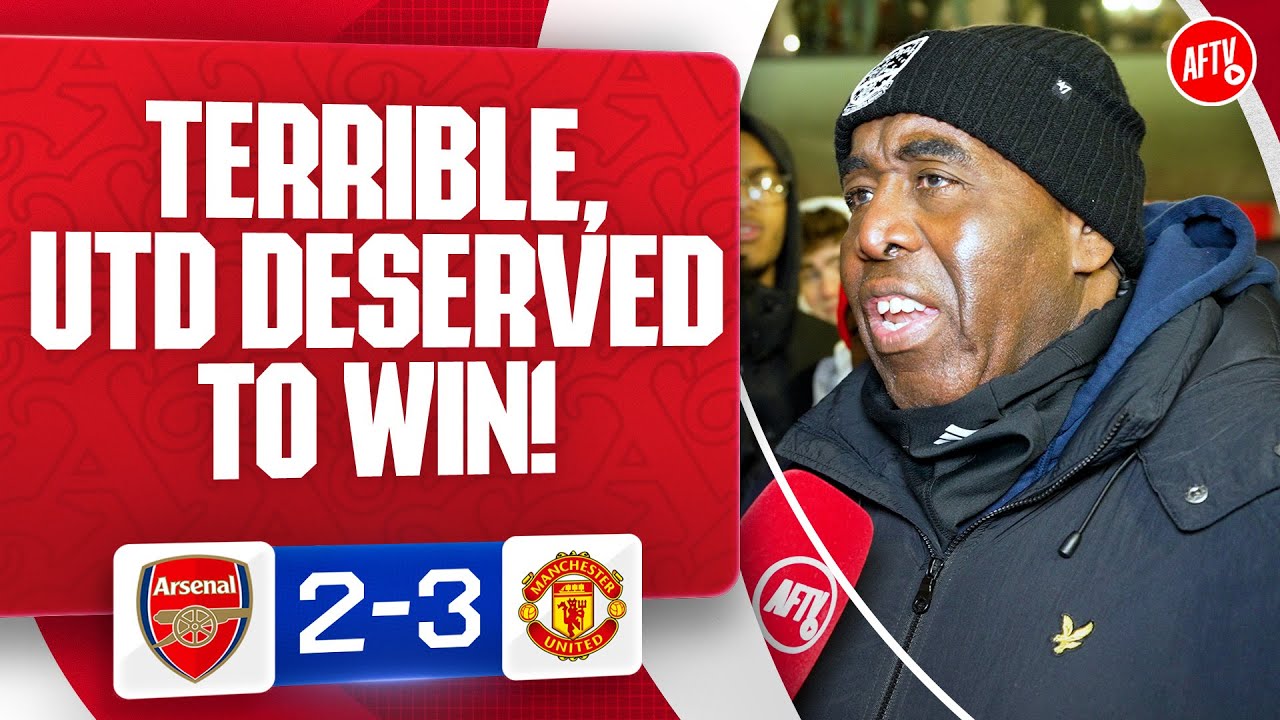 Terrible, Utd Deserved To Win! (Robbie) | Arsenal 2-3 Manchester United