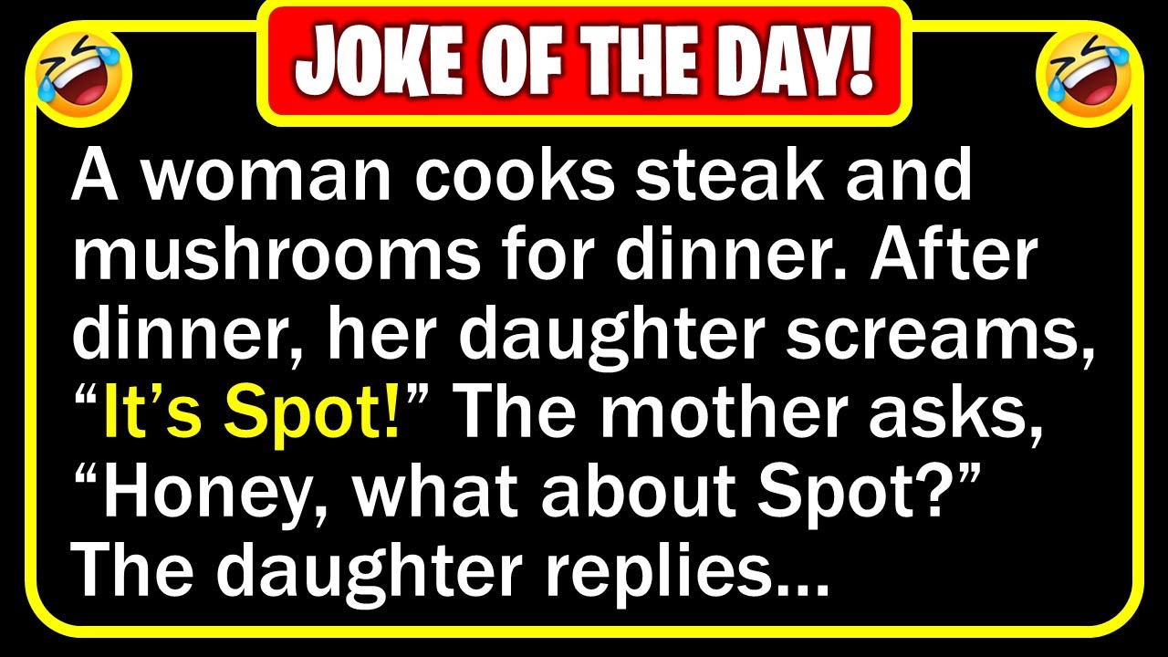🤣 BEST JOKE OF THE DAY! - A woman wants to serve her guests mushroom-smothered.. | Funny Daily Jokes
