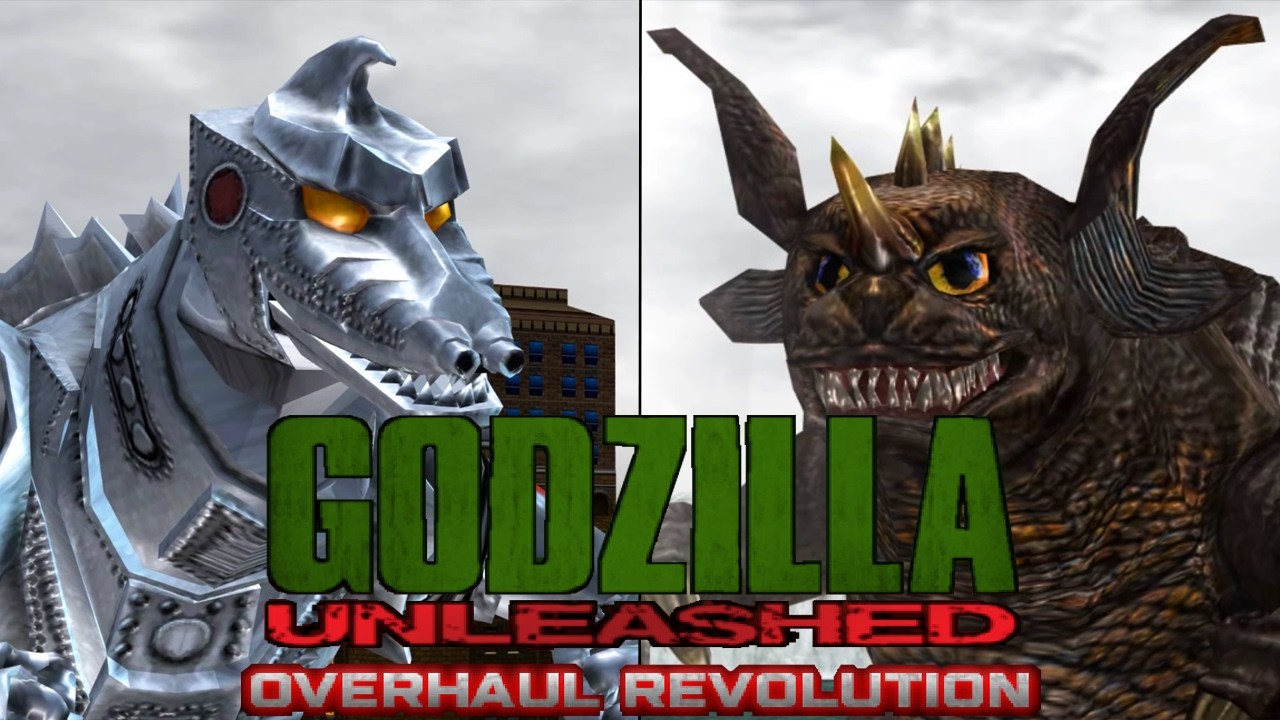 [Dolphin] Godzilla Unleashed Overhaul - Mechagodzilla vs Baragon (1440p 60FPS)