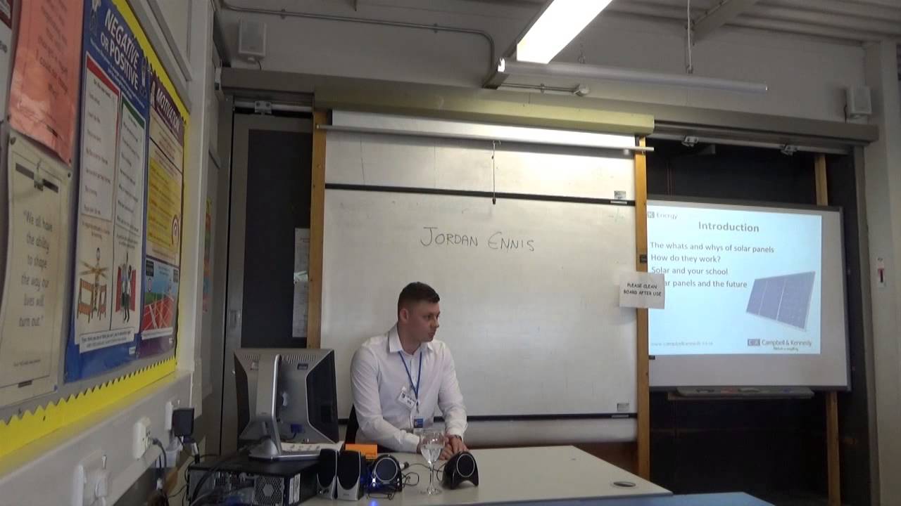 C&K deliver talk on Solar PV at Gryffe High School, Renfrewshire
