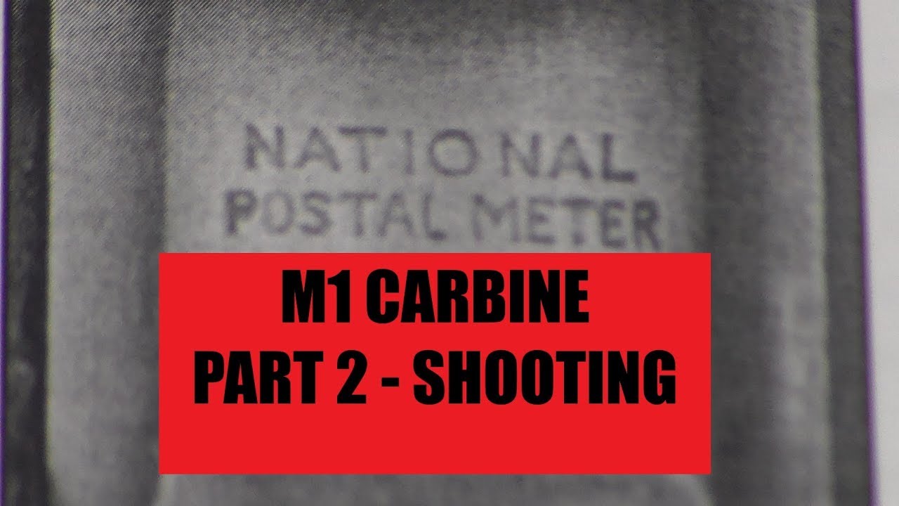 M1 CARBINE PART 2 - SHOOTING
