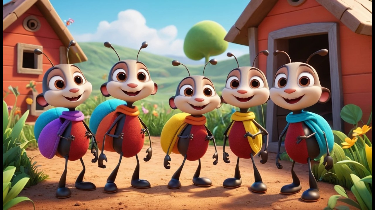 The Ants Go Marching One by One | Fun Counting Nursery Rhyme for Kids