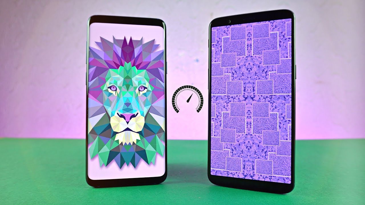 Samsung Galaxy S9 Plus vs OnePlus 5T - Speed Test! (4K)