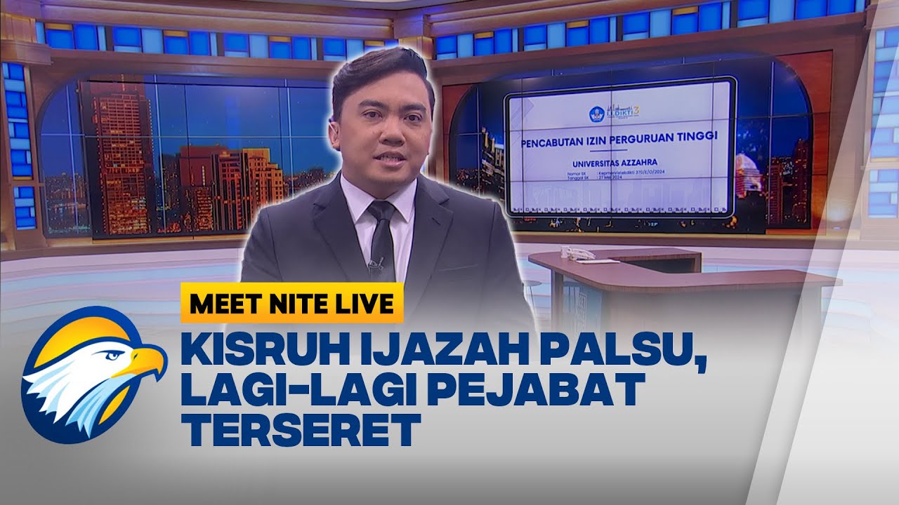 AAUUWWW!  Dejavu Ijazah Palsu, Wagub Babel Jadi Tersangka| Meet Nite Live