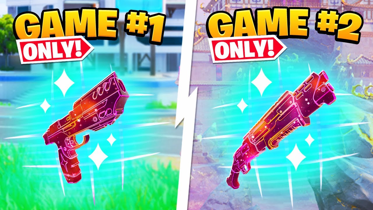 I can ONLY Win using EXOTIC Weapons...