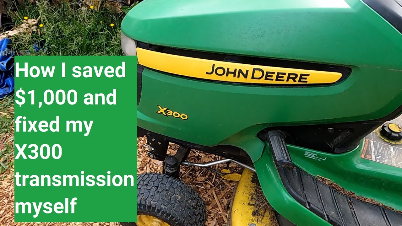 ПРОБЛЕМА с трансмиссией John Deere X300 | Как я сэкономил 1000 долларов, самостоятельно отремонти...