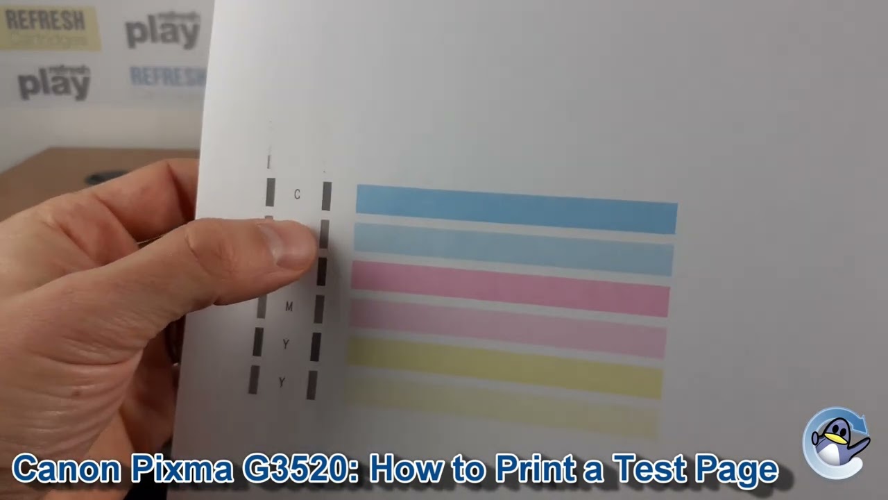 Canon Pixma G3520: как распечатать тестовую страницу проверки дюз