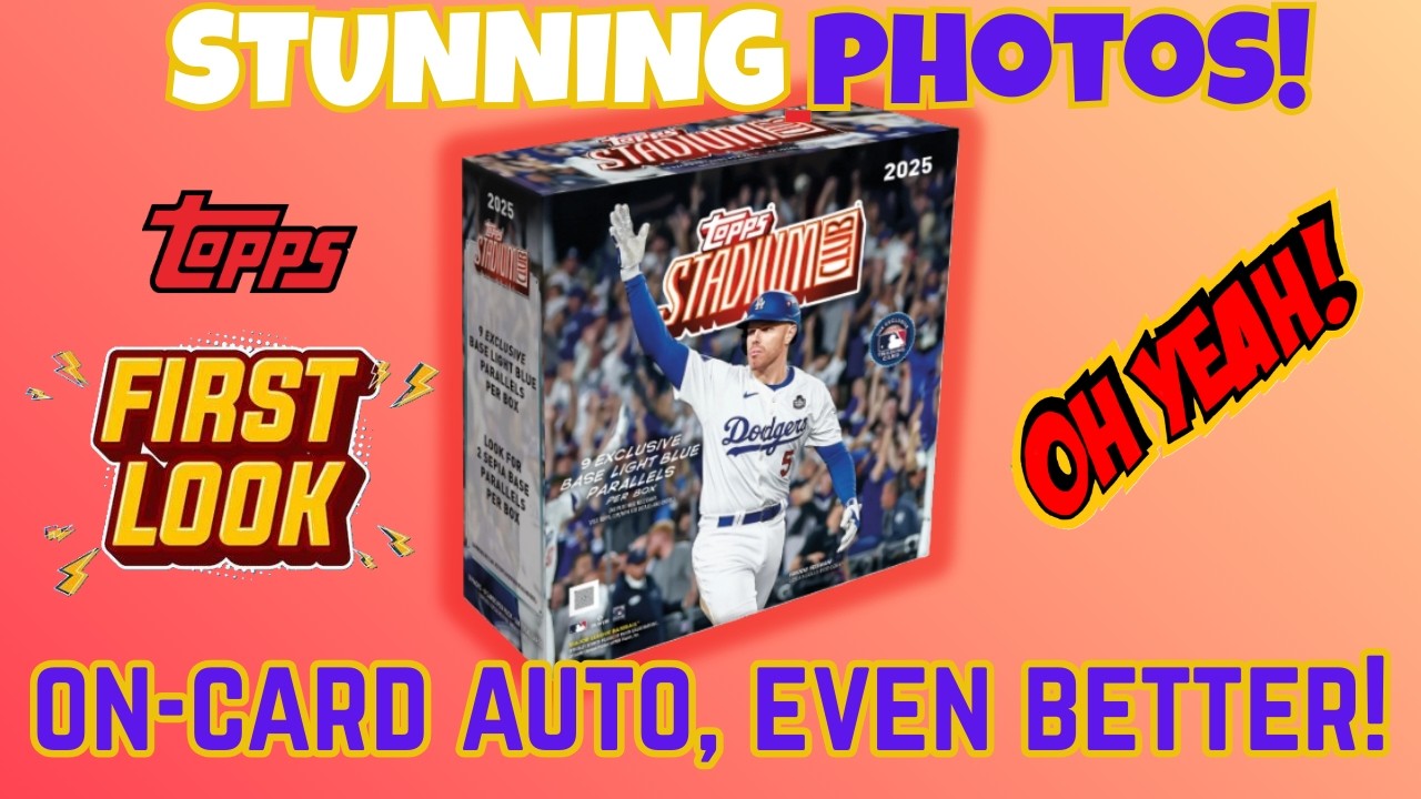 FIRST LOOK! ‼️ROOKIE AUTO PULLED! STADIUM CLUB RETAIL IS HERE! 2025 TOPPS STADIUM CLUB MEGA BOX!