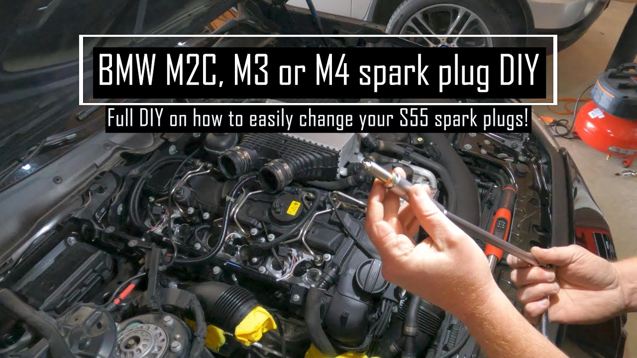 Easily change your BMW M2C, M3 or M4 (s55 motor) spark plugs, easy DIY!