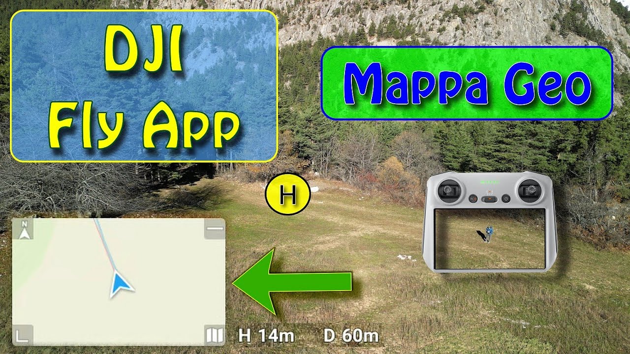 DJI Fly App - Mappa Geo: tutte le funzionalità - Tutorial