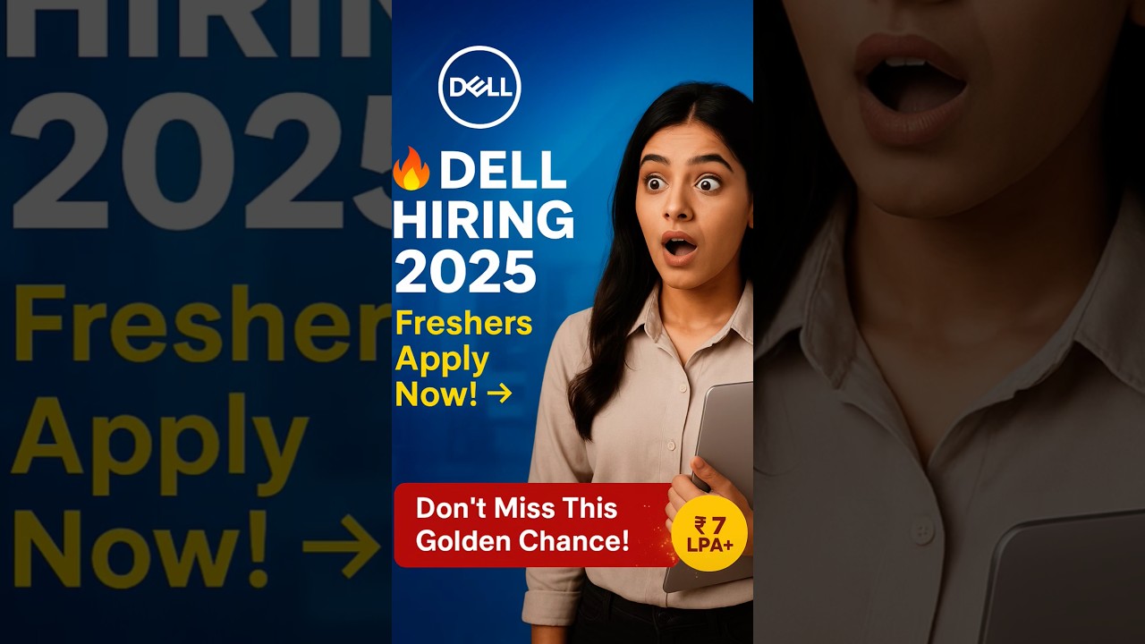 🤯 Dell Technologies Off Campus Drive 2025 | Don&rsquo;t Miss This Golden Chance! #jobhunting #jobalert