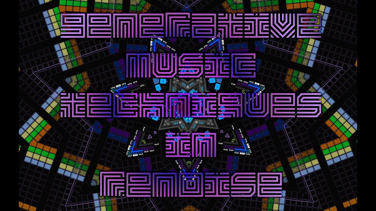 GENERATIVE MUSIC techniques in RENOISE