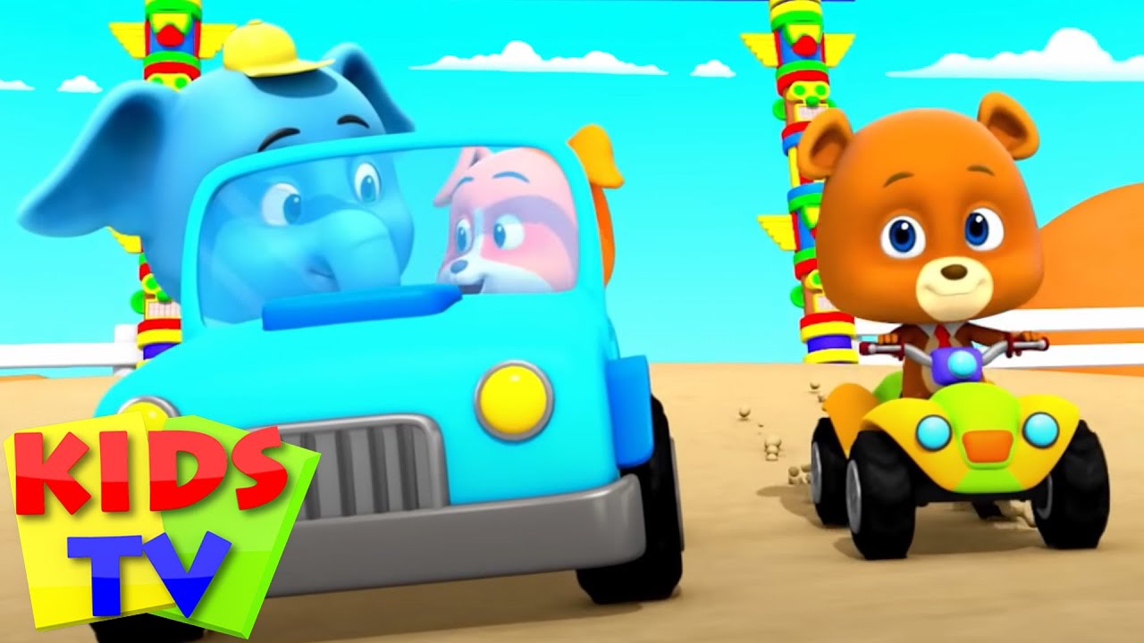 Nopea hiekka seikkailu | Lasten koulutusvideoita | Kids Tv Suomi | Sarjakuvavideo lapsille