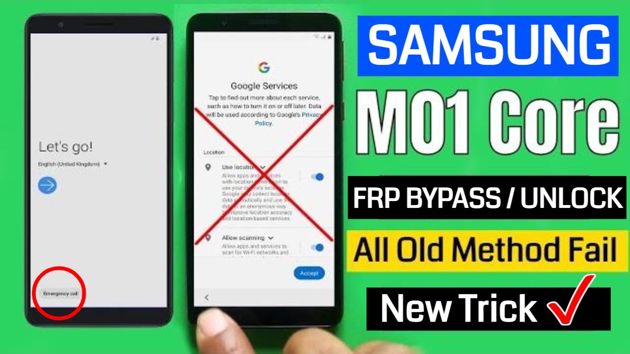 Samsung M01 Core Frp Bypass/Google Account Bypass Android 10 Without Pc New Trick 100% Working