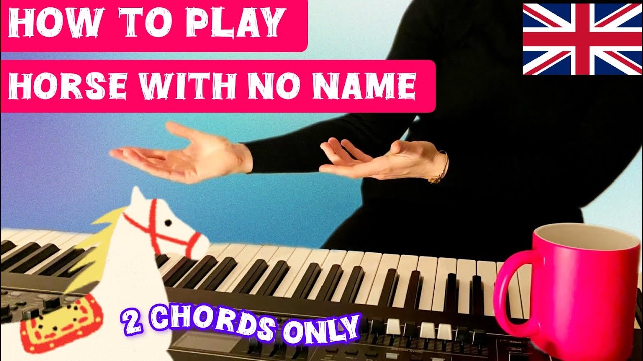 How to Play: Horse With No Name (America). Easy Piano Tutorial for a 2 Chord Song.