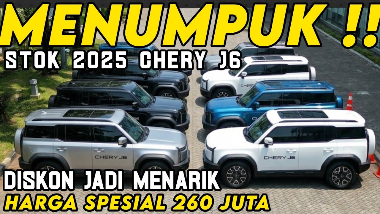 CHERY J6 TERBARU MOBIL LISTRIK 200 JUTAAN KAPAN LAGI ⁉️