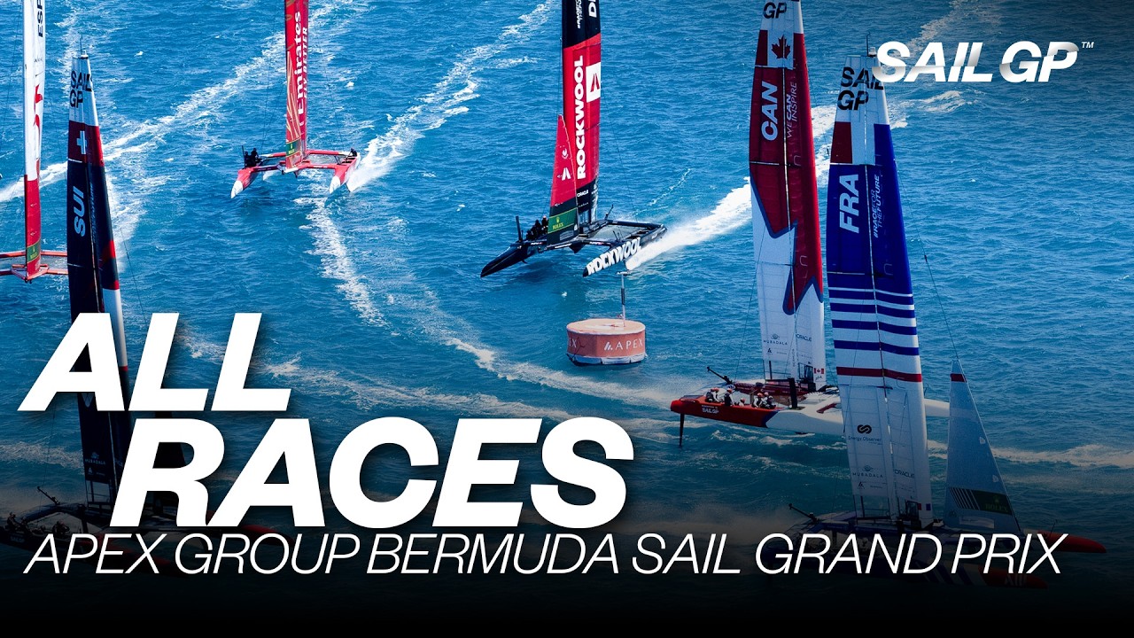 ALL RACES | 2024 Apex Group Bermuda Sail Grand Prix | Races 1 - 5 & Final | SailGP