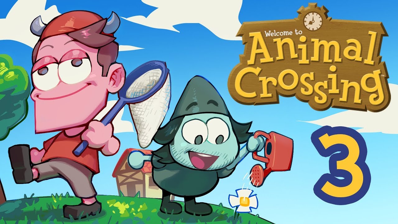 SuperMega Plays ANIMAL CROSSING - EP 3: Old Man Eat Paint