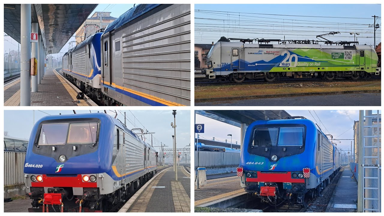 RECUPERO DELLA E464 INCIDENTATA, MERCI e MOLTO ALTRO in STAZIONE A PORTOGRUARO!