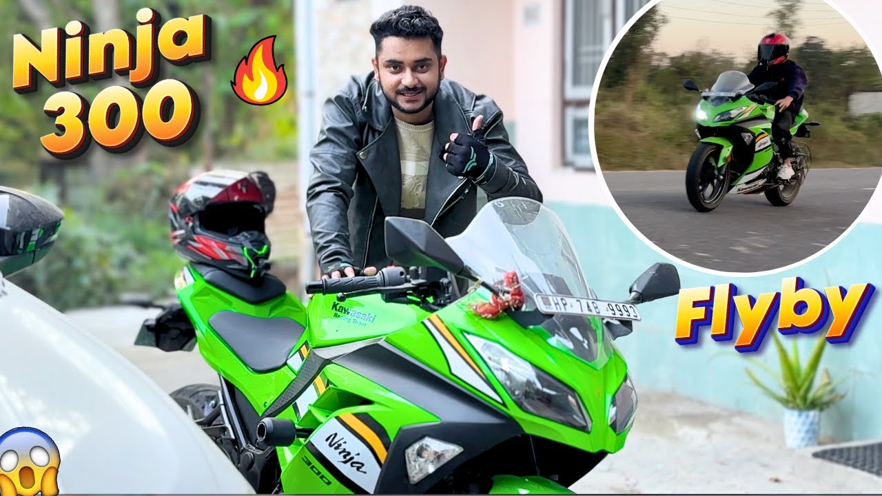 Kawasaki Ninja 300 Sunday Ride Vlog 😍🔥 | Crazy Flyby Reaction!