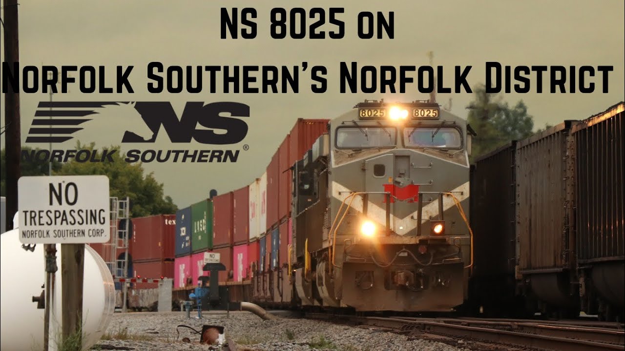 8025 on Norfolk Southern's Norfolk District FT. @va.railfan9943 and @virginiatrains7886