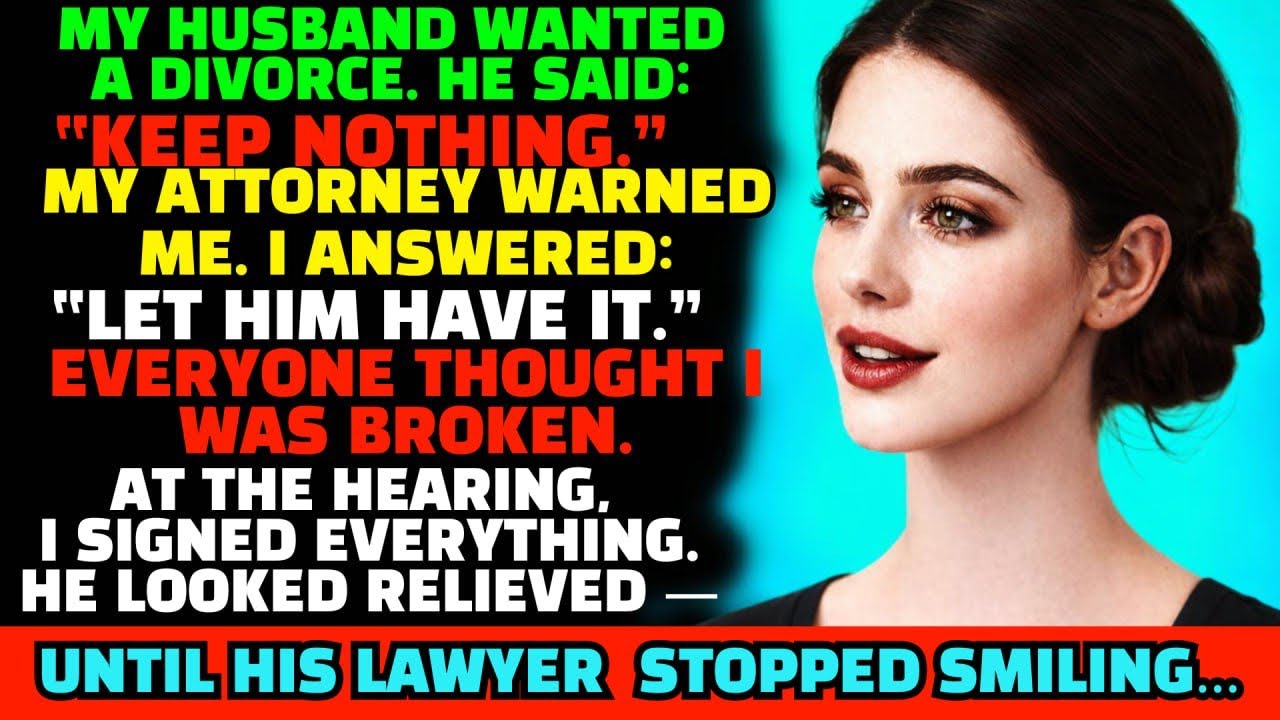 I Let My Husband Win the Divorce — The Real Consequences Hit Him After Court