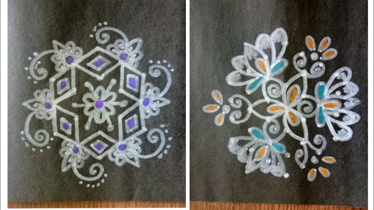 2 easy rangoli design ll Rangoli design ll @Jayalifestyle27 