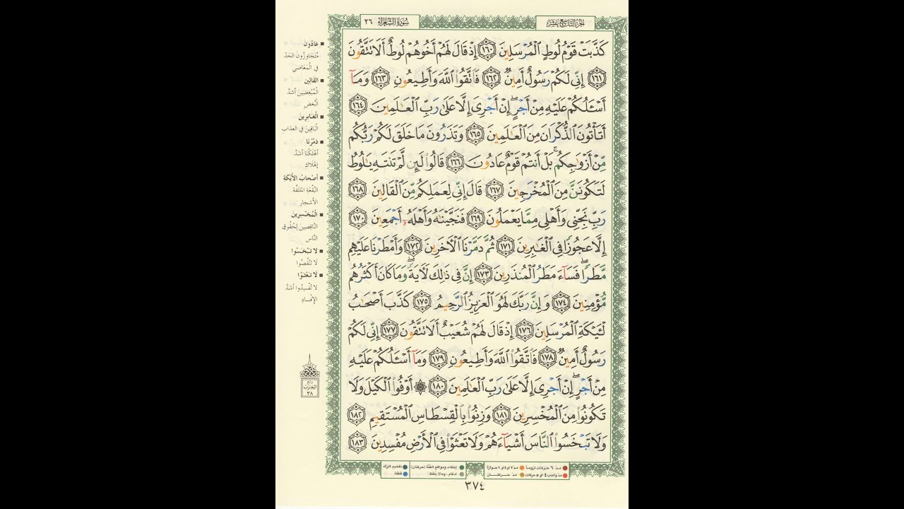 الورد اليومى سورة الشعراء من الاية 160 الى الاية 183 بصوت القارئ الشيخ ماهر المعيقلى #ماهر_المعيقلي