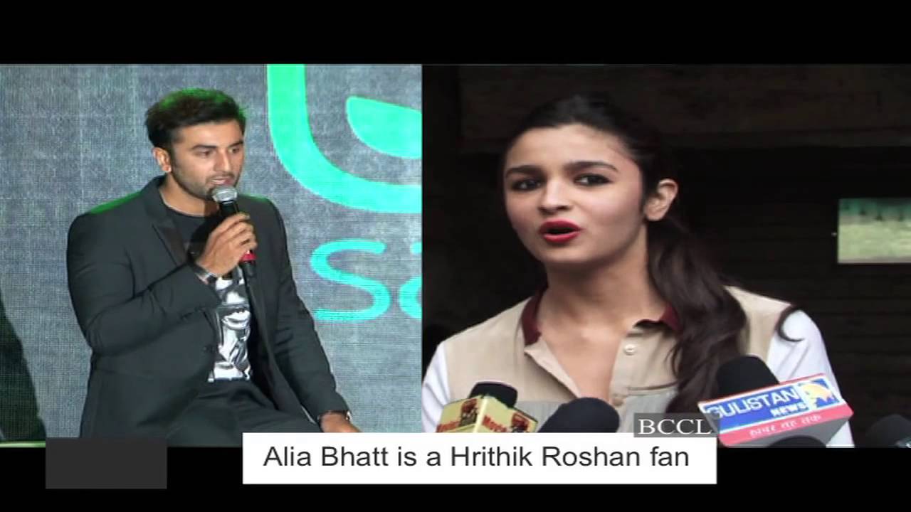 Alia Bhatt is a Hrithik Roshan fan - TOI