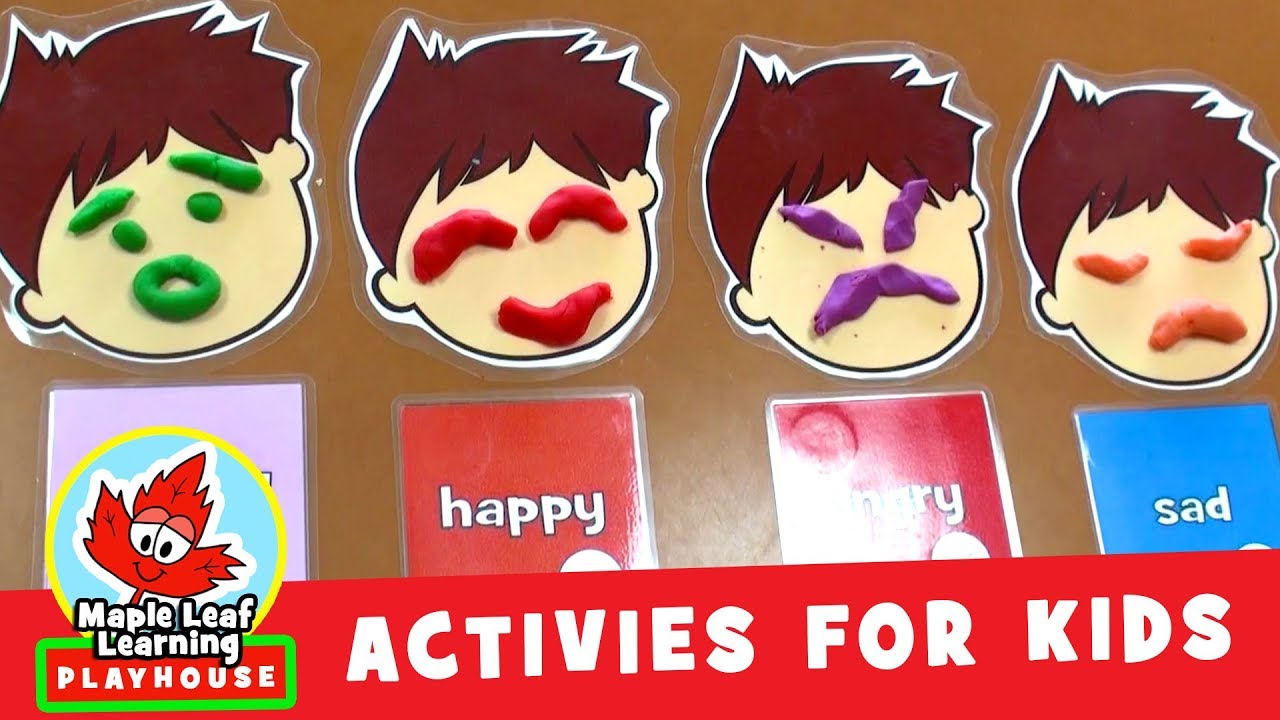 Play Doh Face Activity for Kids | Maple Leaf Learning Playhouse