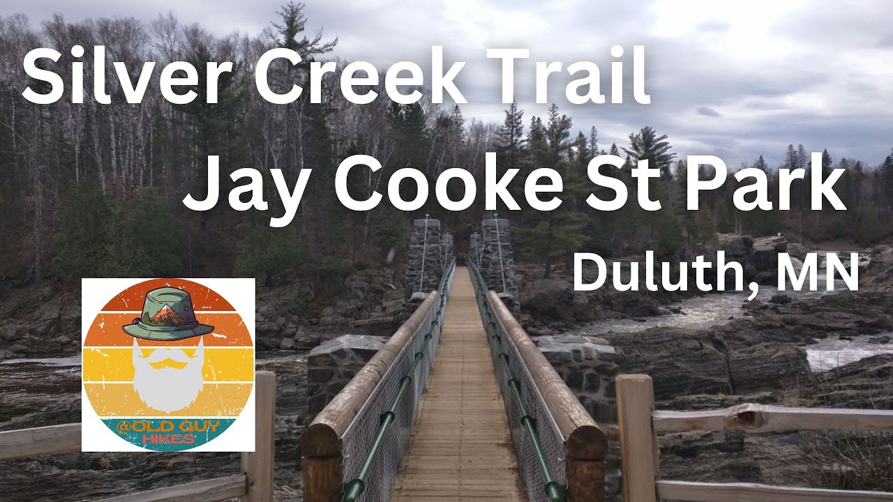 Old Guy Hikes Silver Creek Trail, Jay Cooke St Park,  Duluth, MN Aug 26, 2023