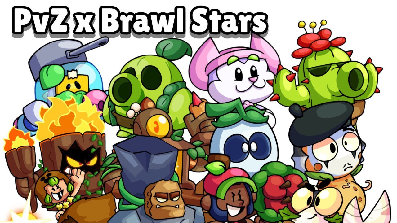 Brawl Stars X PvZ Collab & Skins